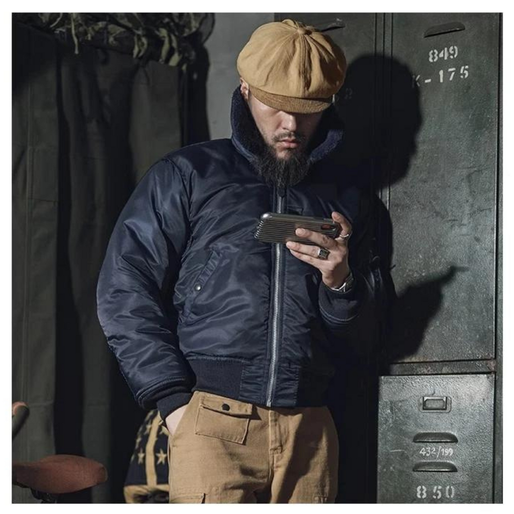 Roadster Classic Biker Cap from the 1950s