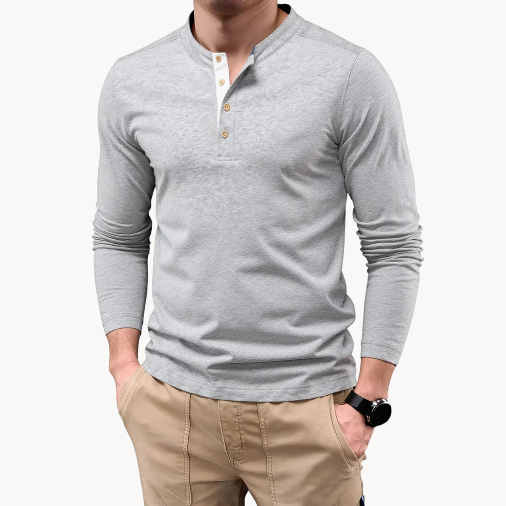 Camisa Henley Owen de Algodón