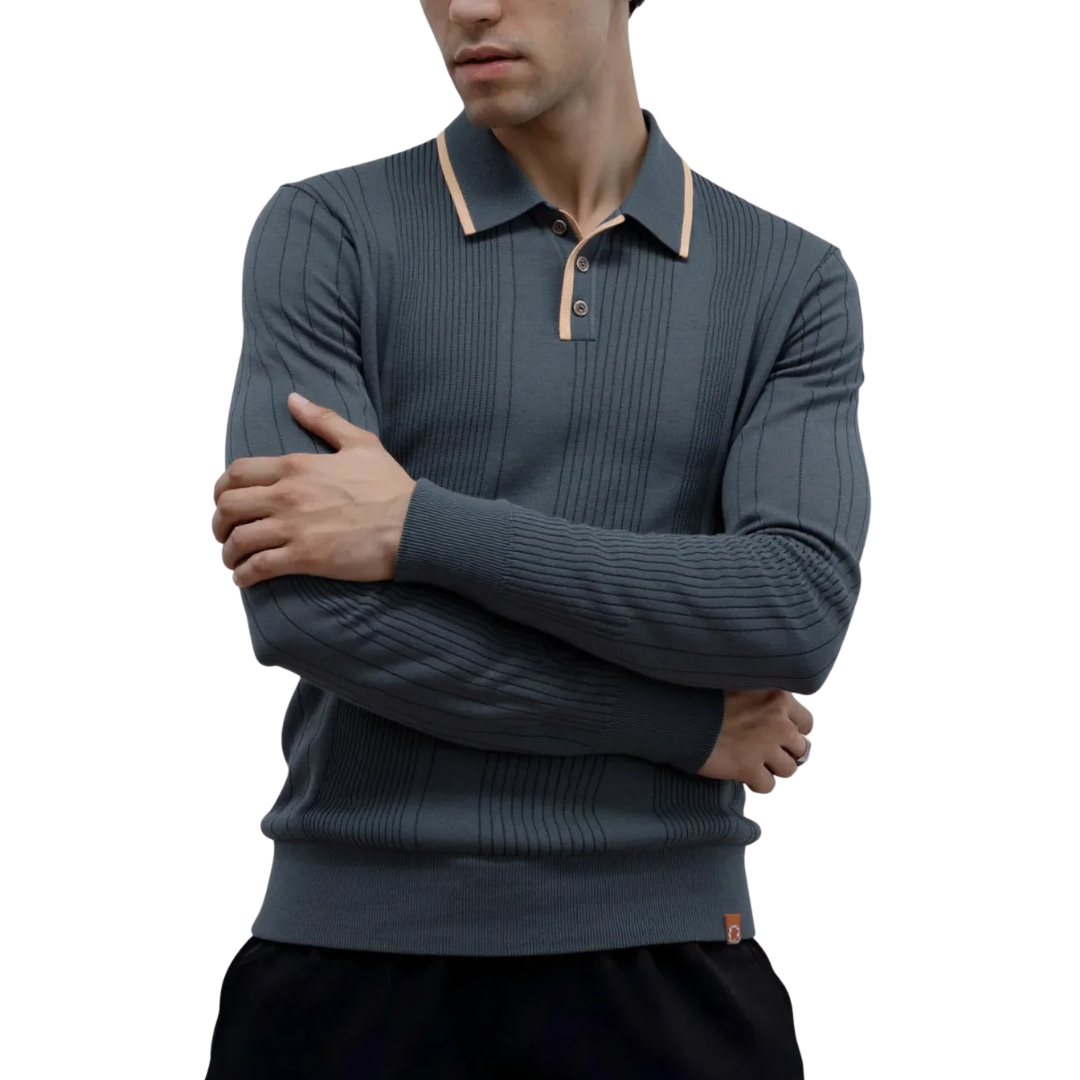 Polo de Punto Fletcher con Botones