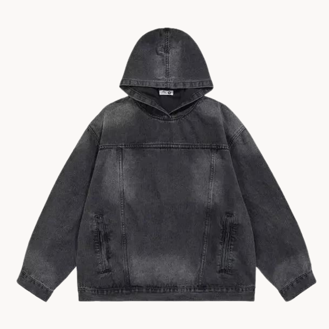 Sudadera con Capucha Vantage Denim