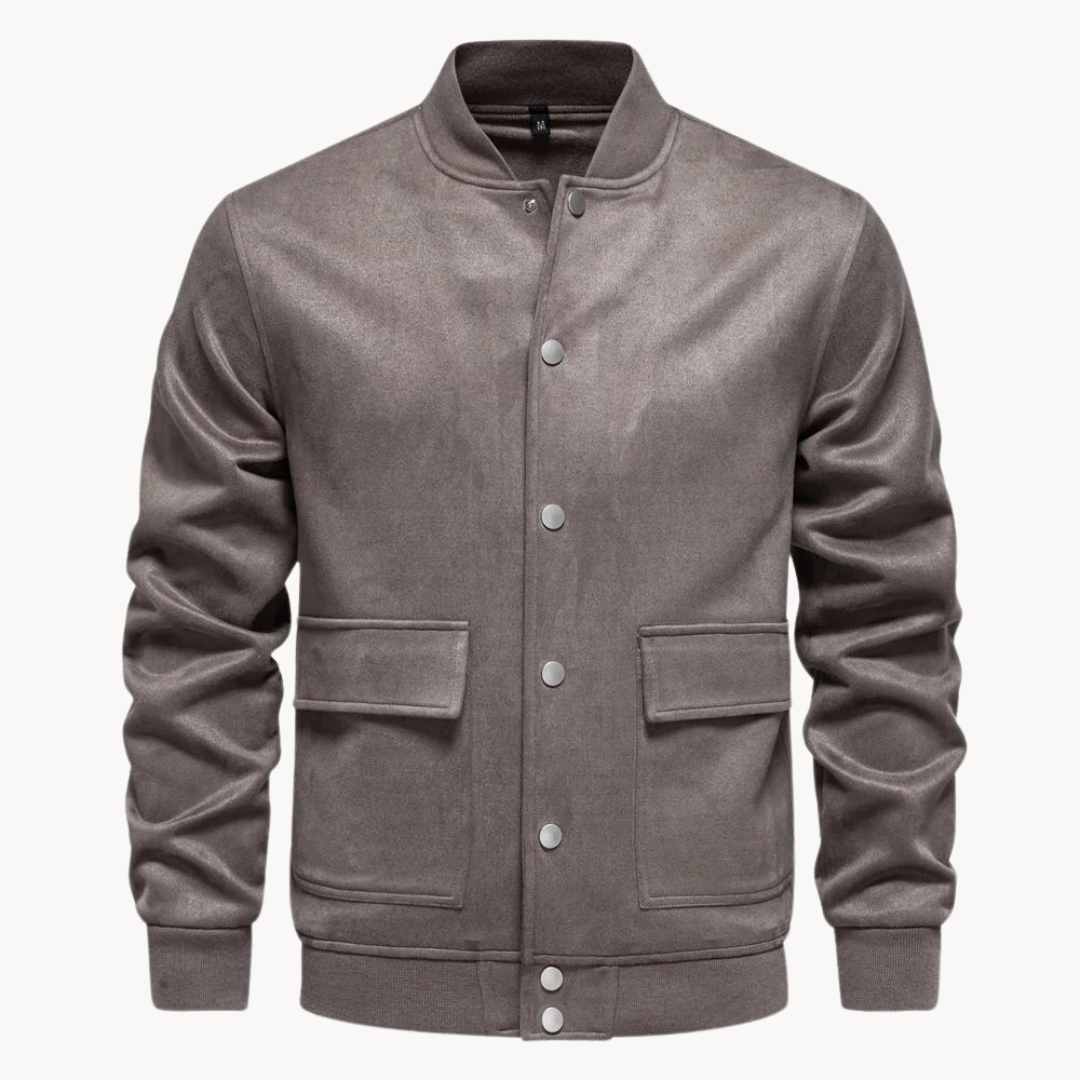 Chaqueta Bomber Baldo de Gamuza