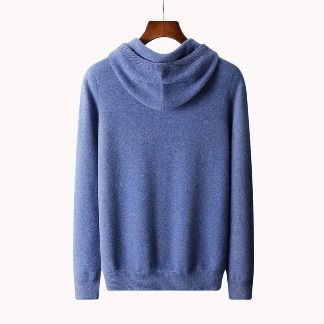 Sudadera con Capucha de Lana Merino Glacier