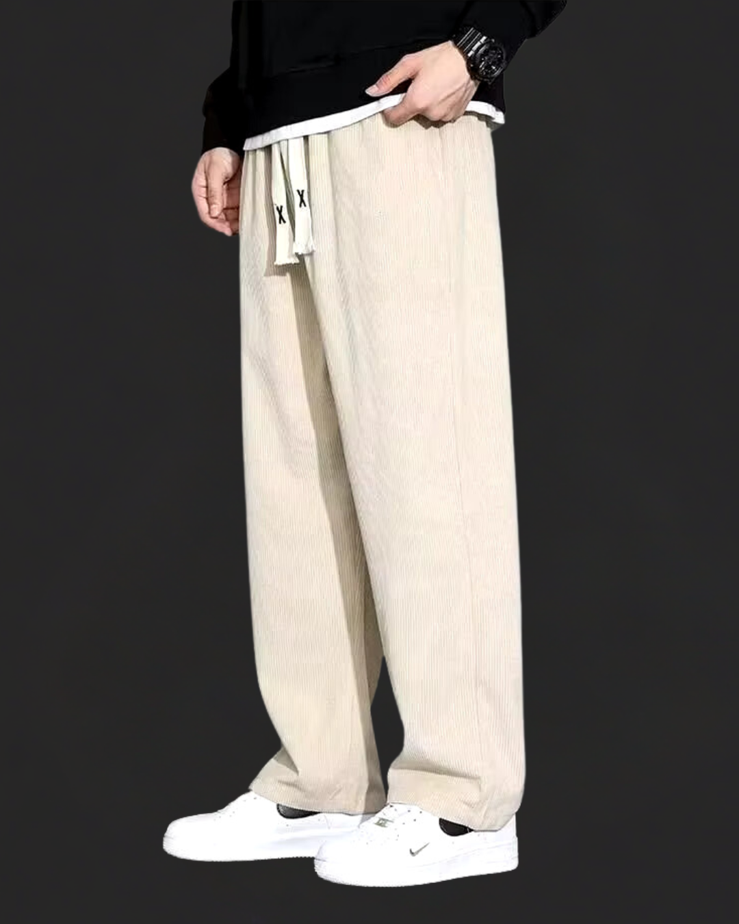 Classic Relaxed Fit Corduroy Trousers