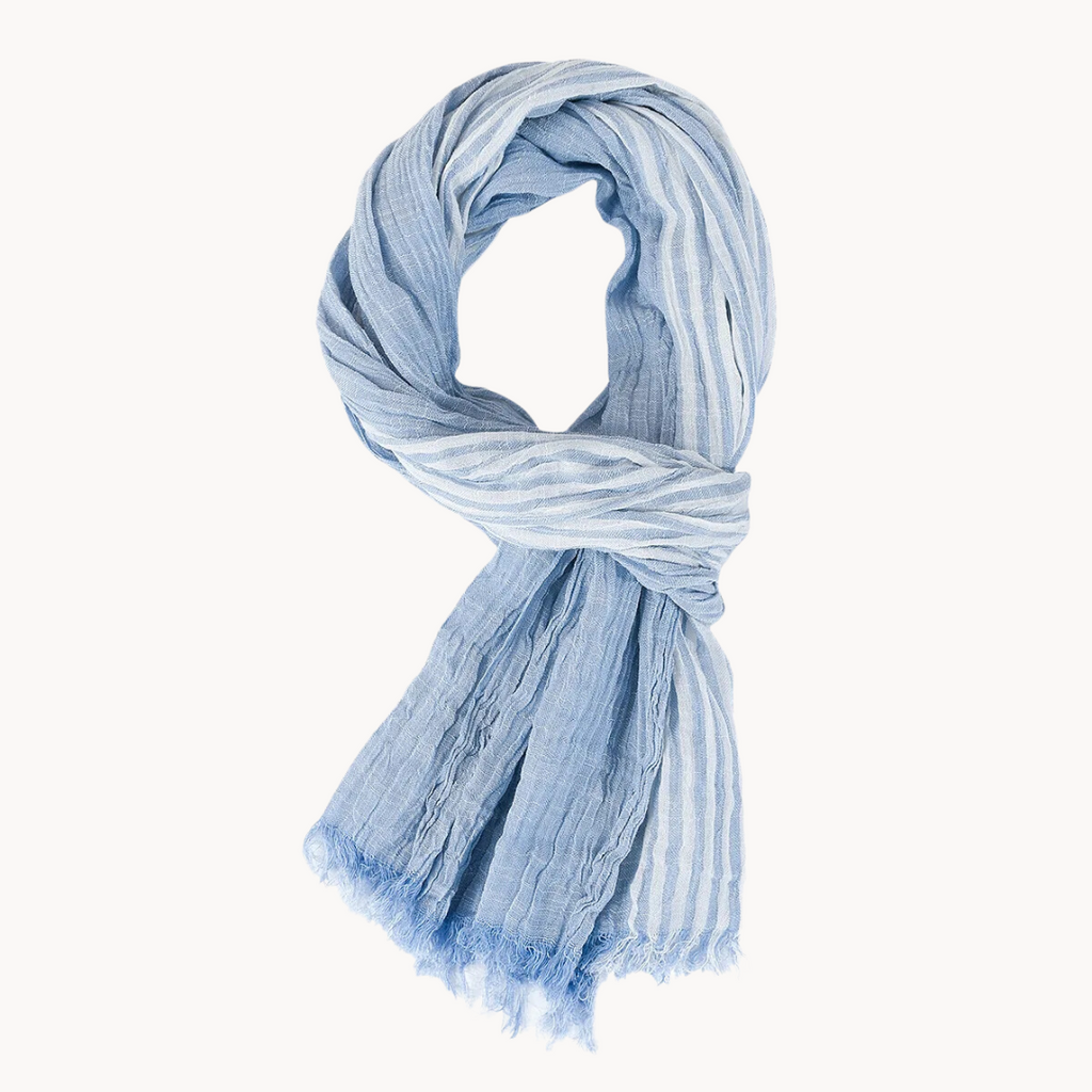 Faust cotton and linen scarf
