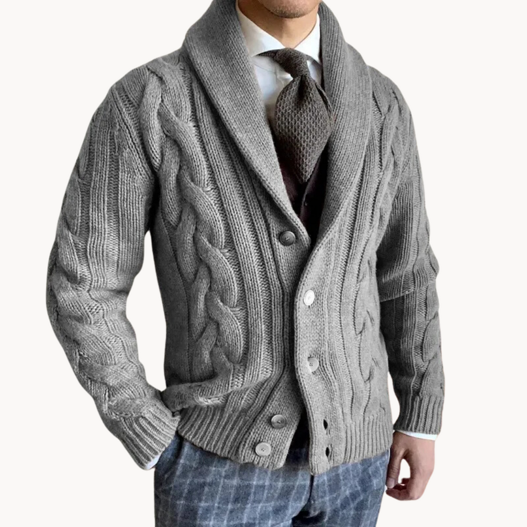 Willem Cardigan con Cuello Chal