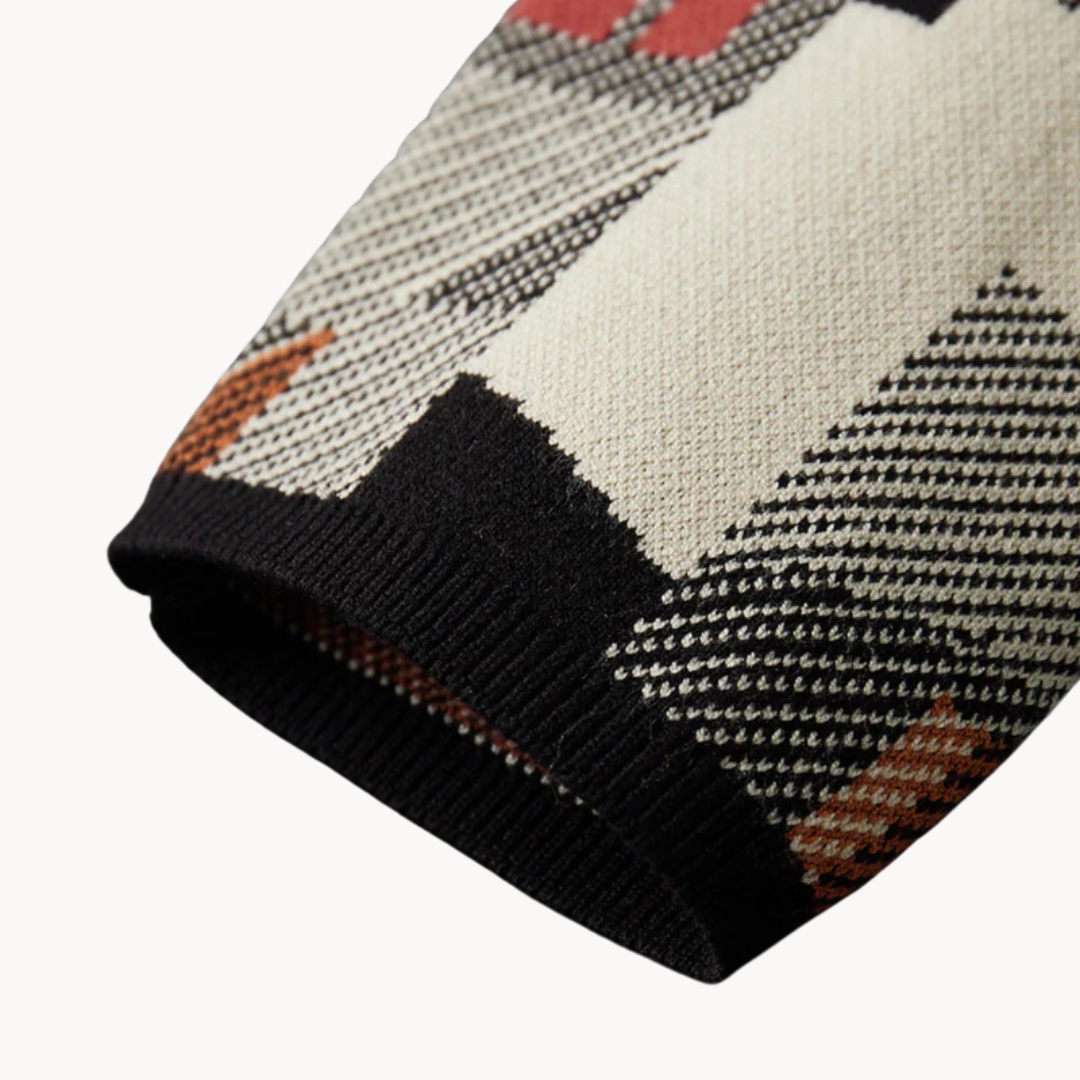 Cardigan Faye de Punto Abstracto