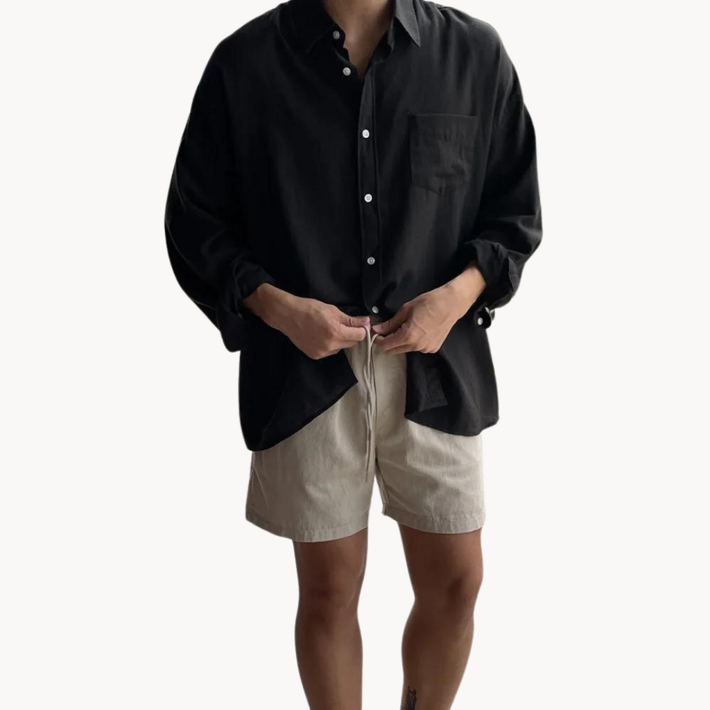 Camisa Adamo de Mezcla de Lino