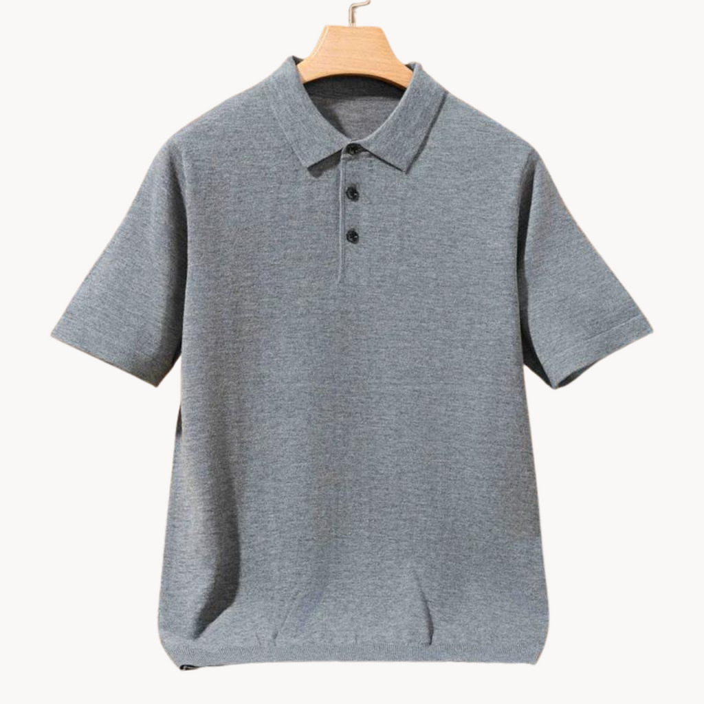 Leonid Merino Wool Polo Shirt