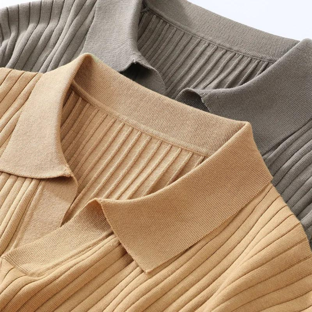 Polo Brighton en soie de mûrier