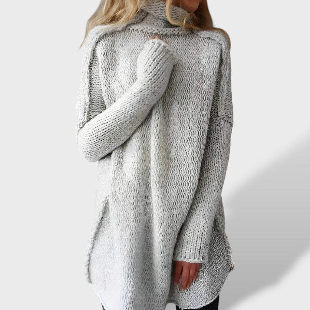 Valeria Suéter Largo de Punto