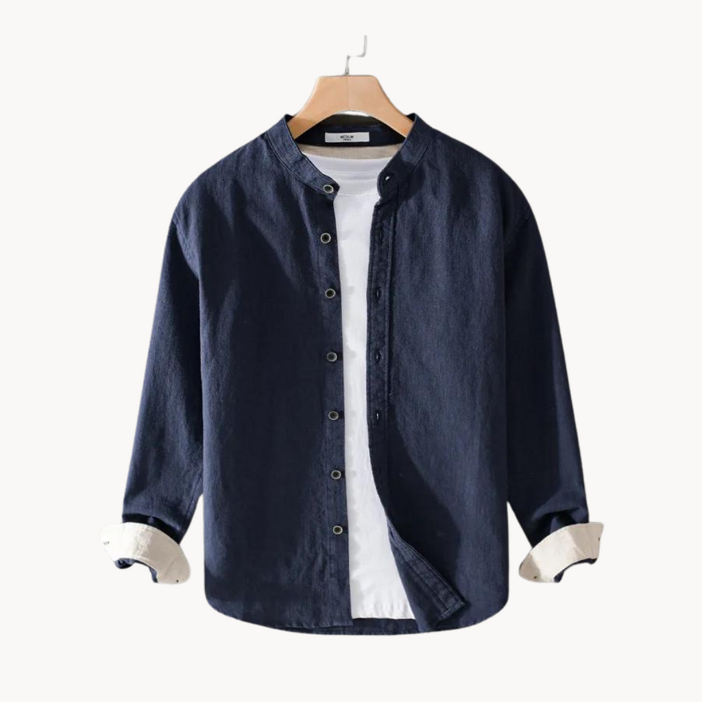 Camisa Artisan de Lino Manga Larga