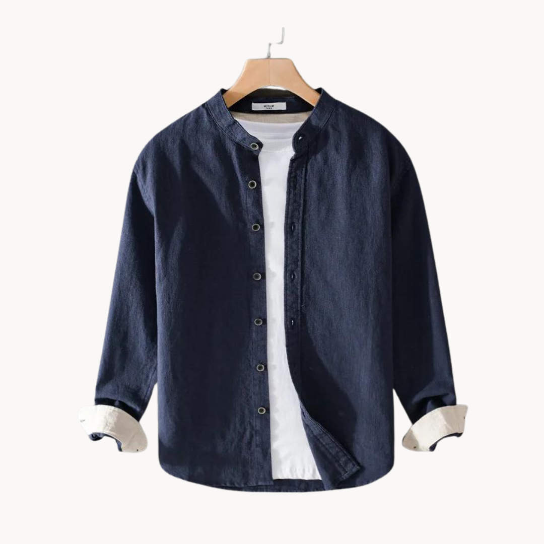 Camisa Artisan de Lino Manga Larga