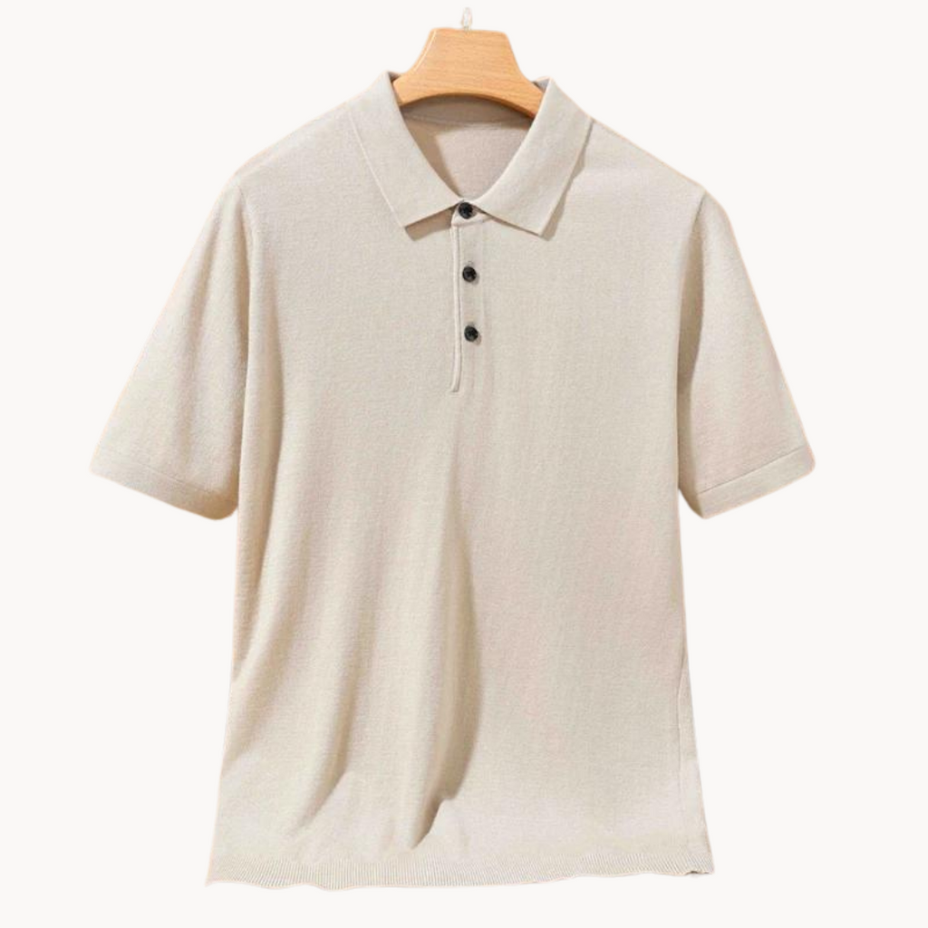 Leonid Merino Wool Polo Shirt