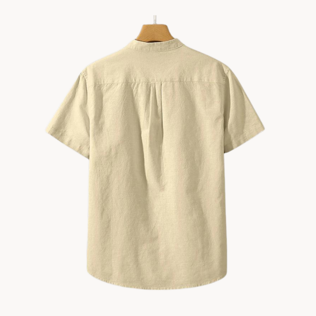 Polo Arvid de Algodón y Lino