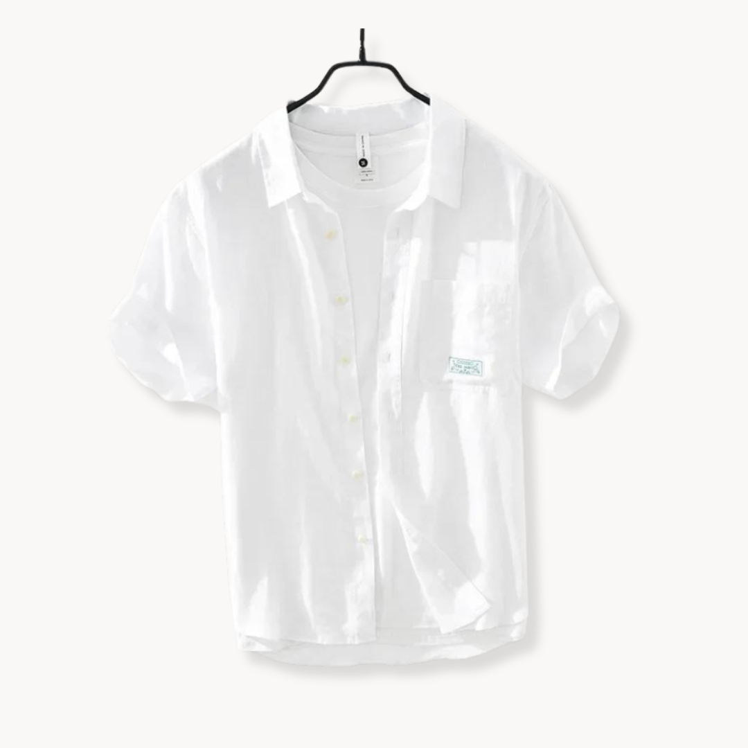 Silvio linen short-sleeved shirt