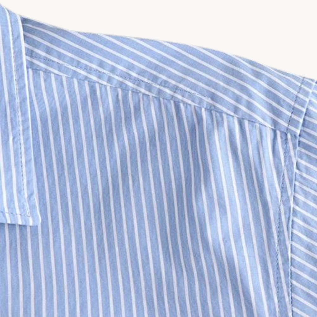 Camisa Gael de Manga Corta con Cuello