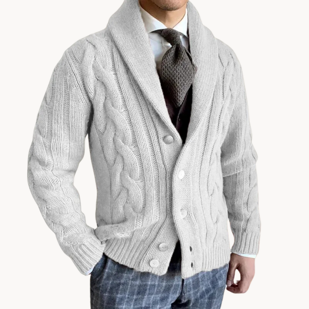 Willem Cardigan con Cuello Chal