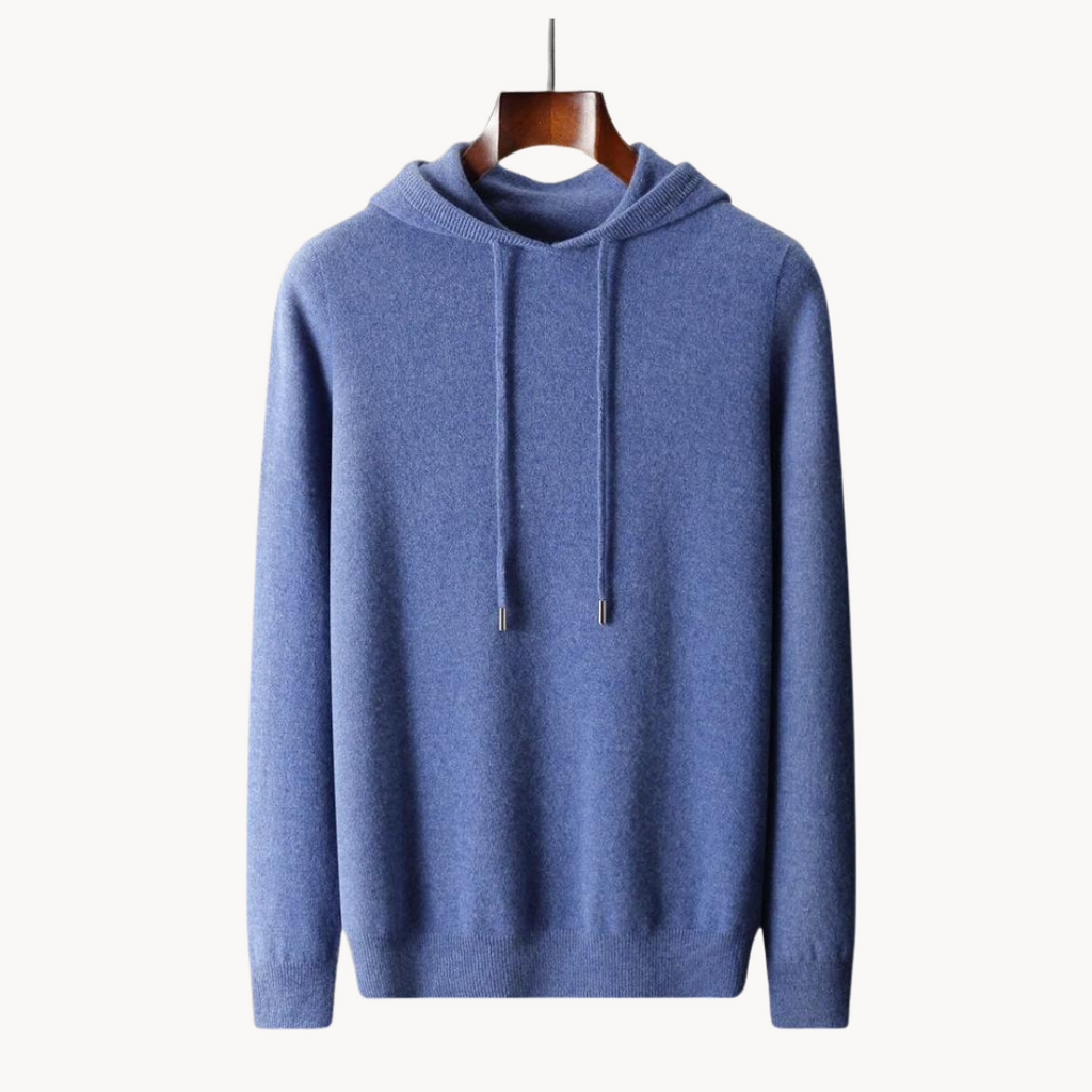 Sudadera con Capucha de Lana Merino Glacier