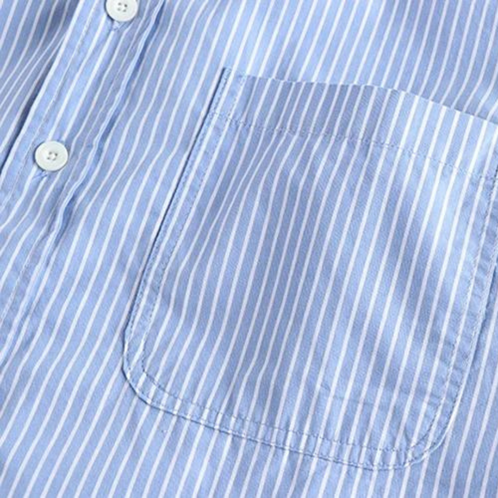 Camisa Gael de Manga Corta con Cuello