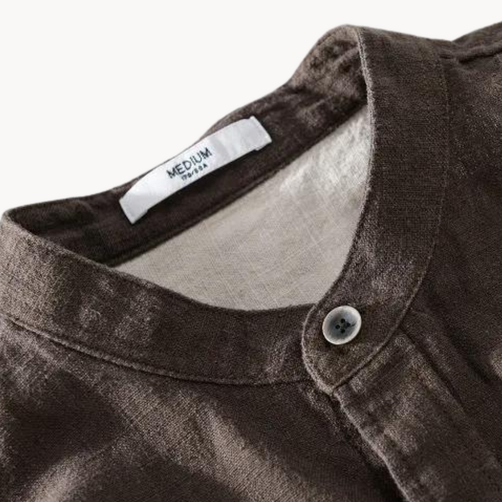 Camisa Artisan de Lino Manga Larga