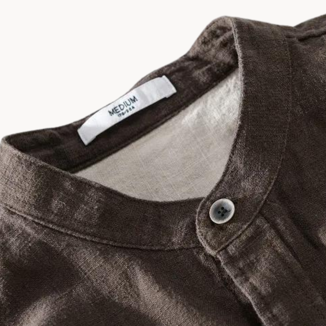 Camisa Artisan de Lino Manga Larga