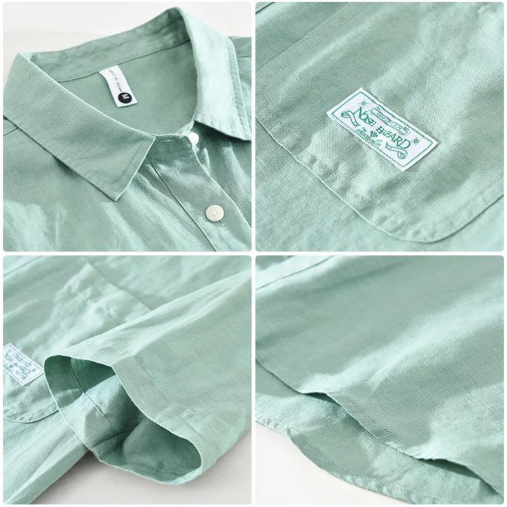 Silvio linen short-sleeved shirt