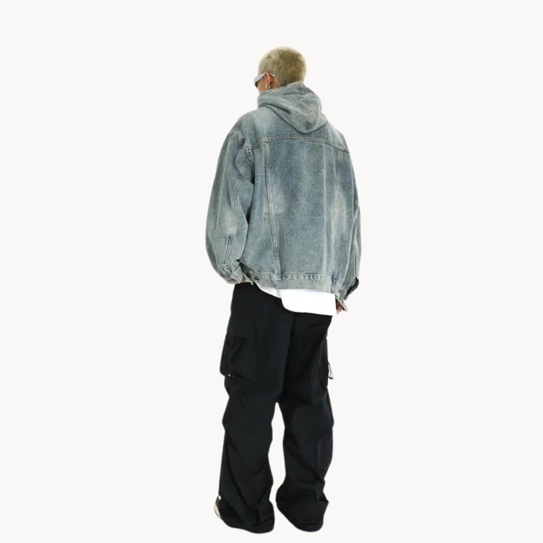 Sudadera con Capucha Vantage Denim