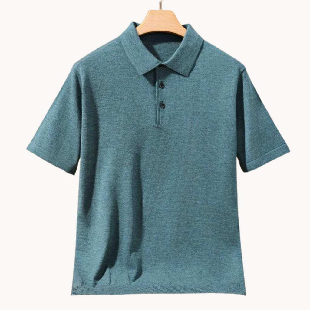 Leonid Merino Wool Polo Shirt