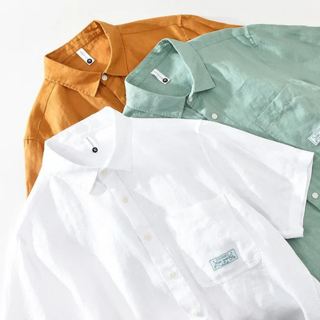Silvio linen short-sleeved shirt