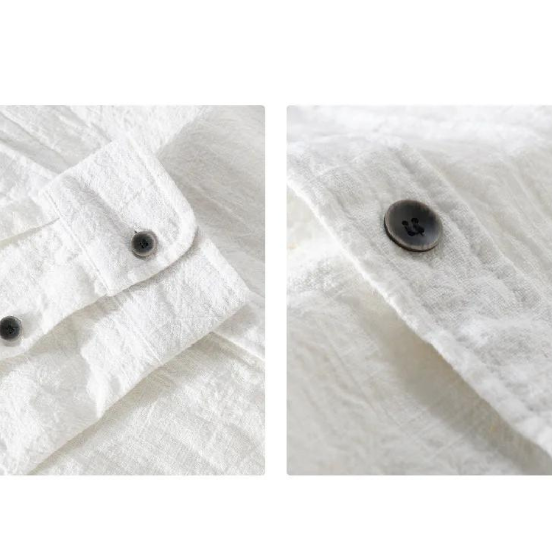 Camisa Artisan de Lino Manga Larga