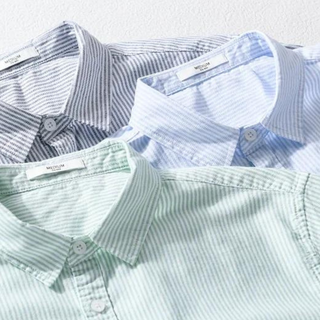 Chemise à manches courtes en coton du Pacifique