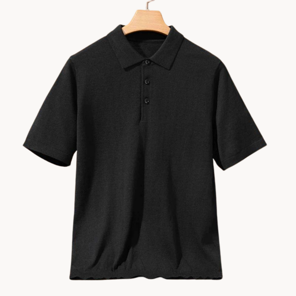 Leonid Merino Wool Polo Shirt