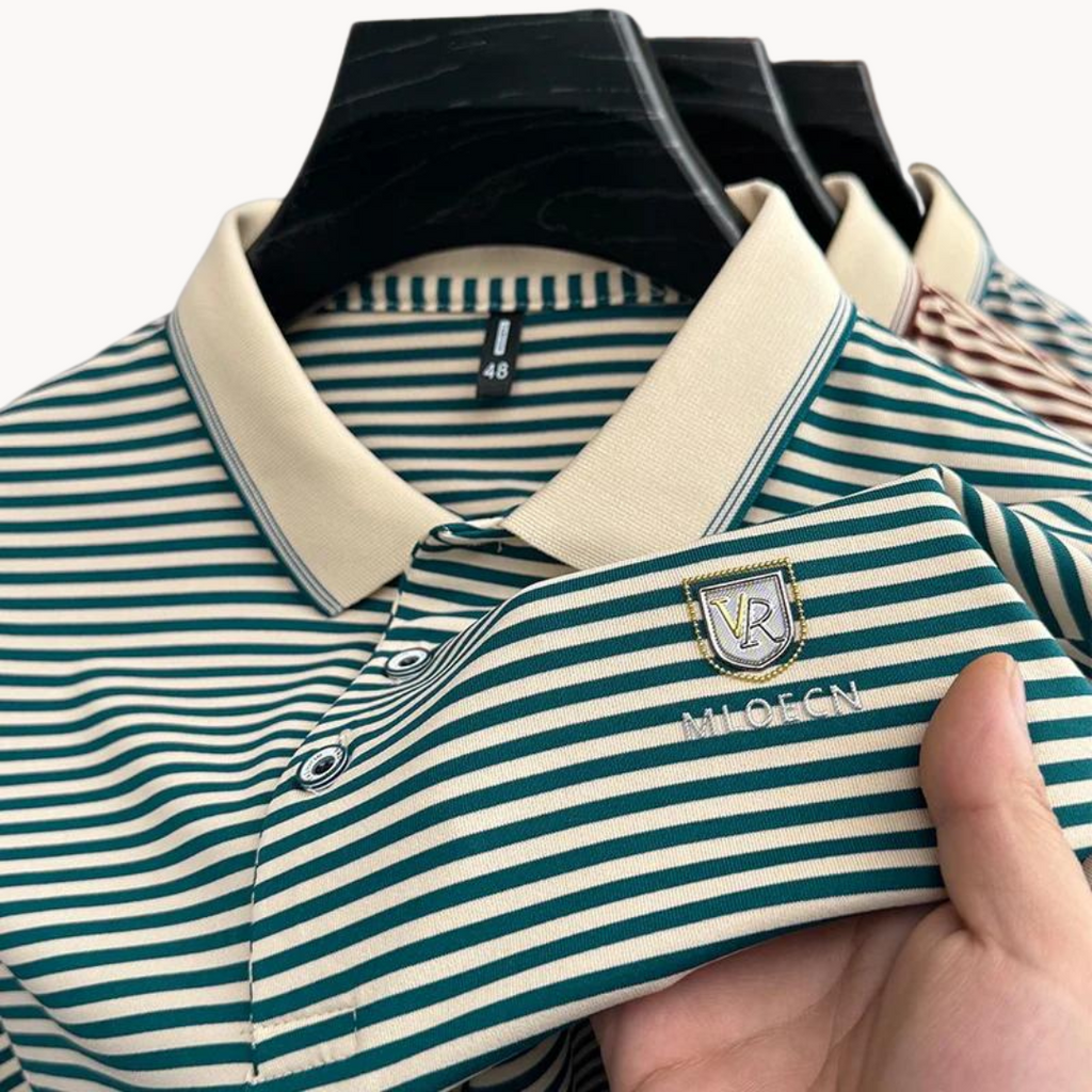 Philippe Striped Polo Shirt