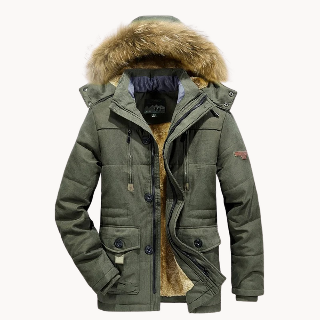 Parka con capucha Mael