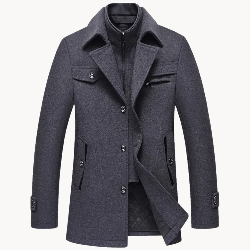 Vance wool blend coat