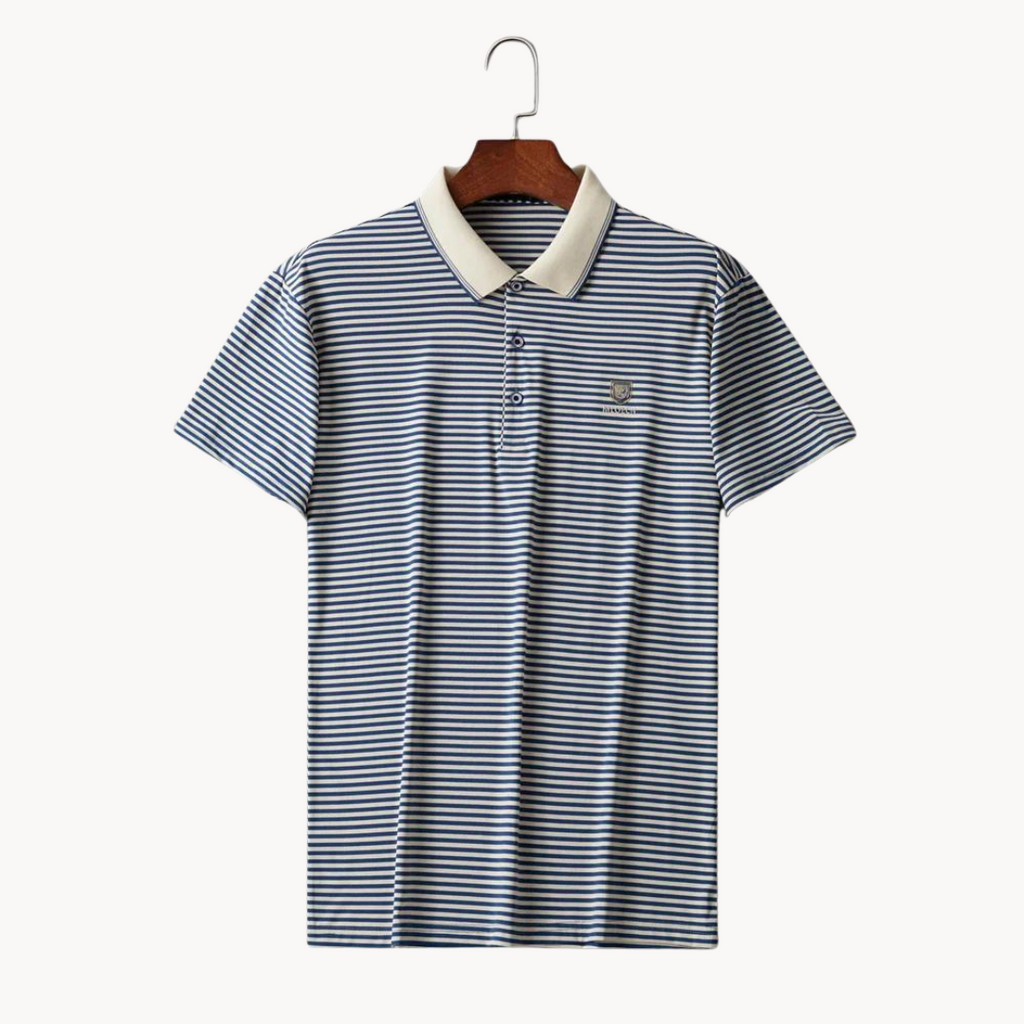 Philippe Striped Polo Shirt