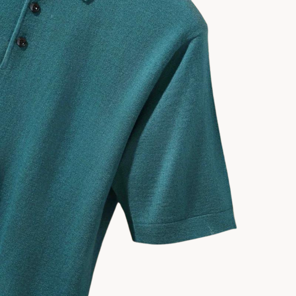 Leonid Merino Wool Polo Shirt