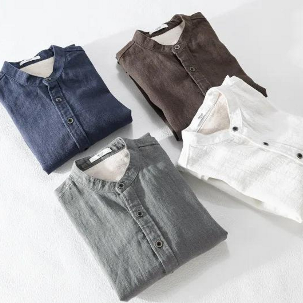 Camisa Artisan de Lino Manga Larga