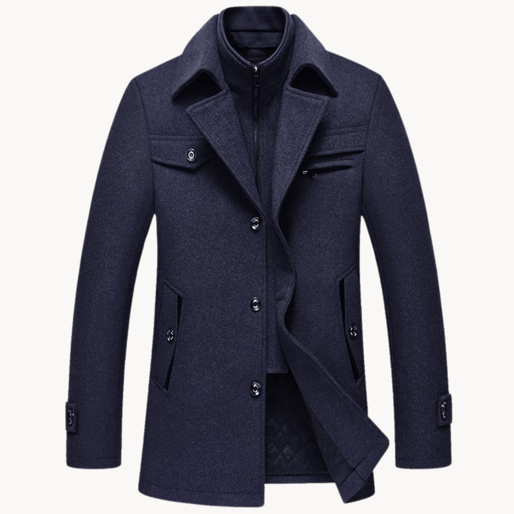 Vance wool blend coat