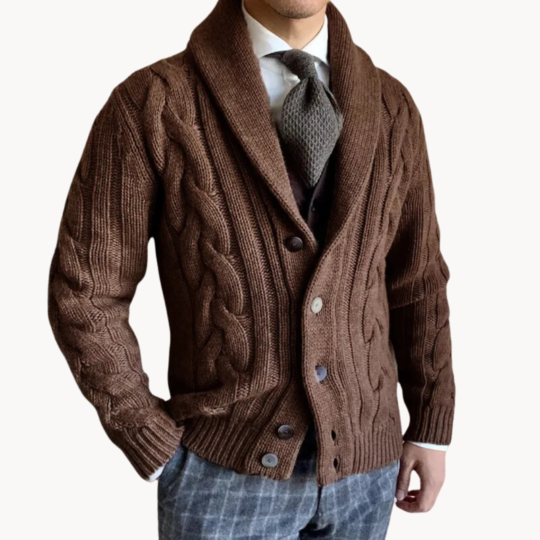 Willem Cardigan con Cuello Chal