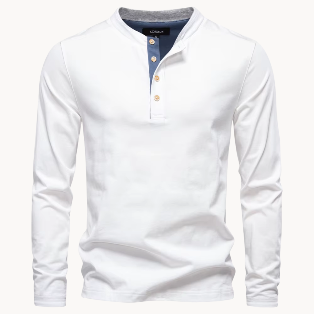 Camisa Henley Owen de Algodón