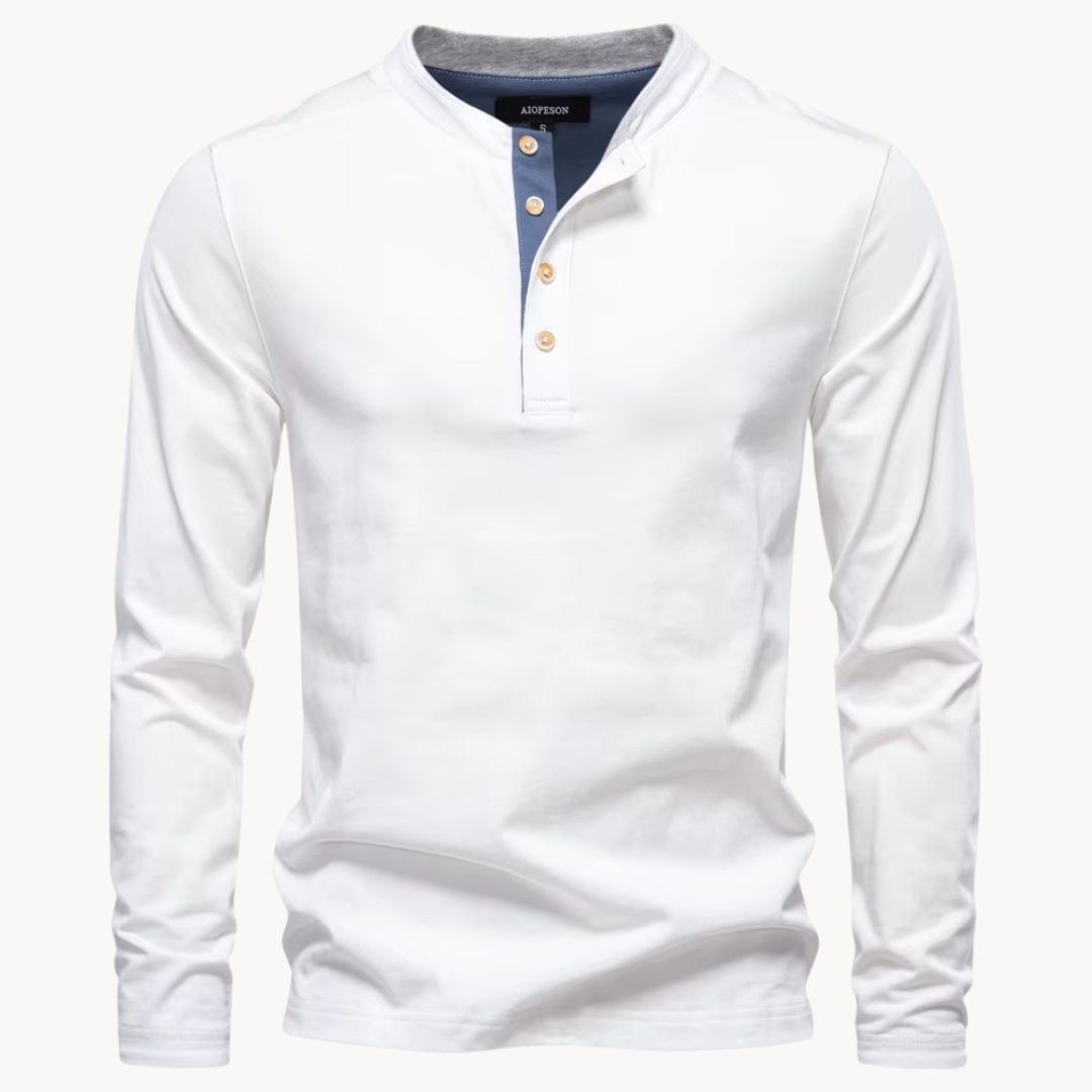 Camisa Henley Owen de Algodón