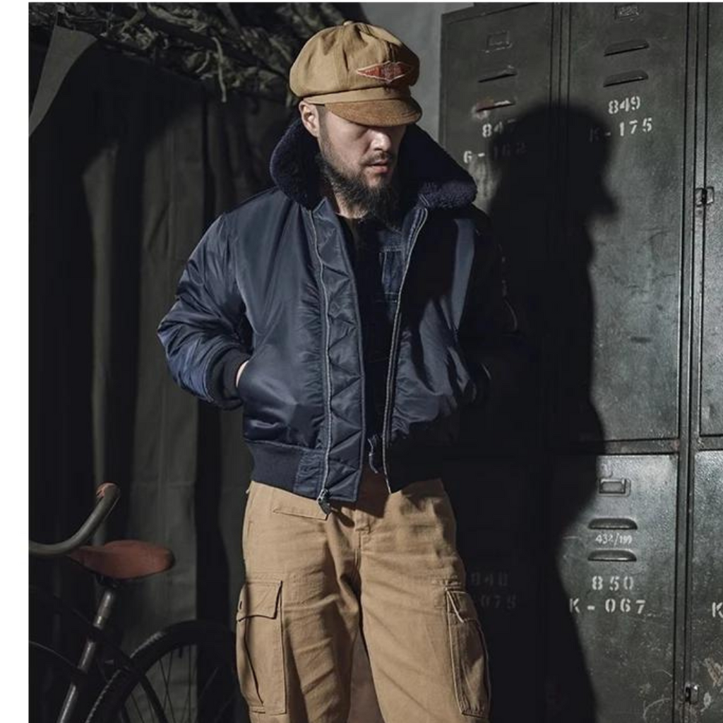 Roadster Classic Biker Cap from the 1950s