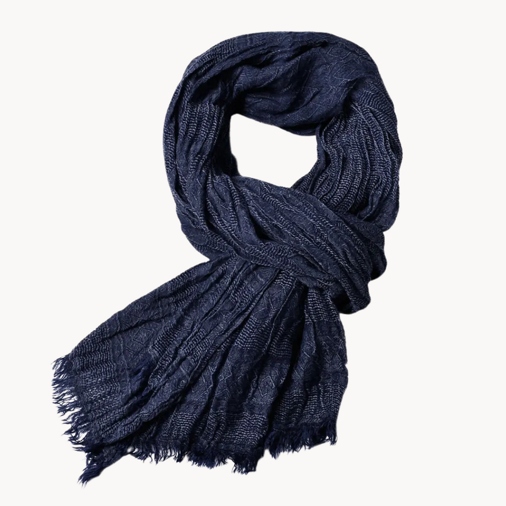 Yacine cotton and linen scarf