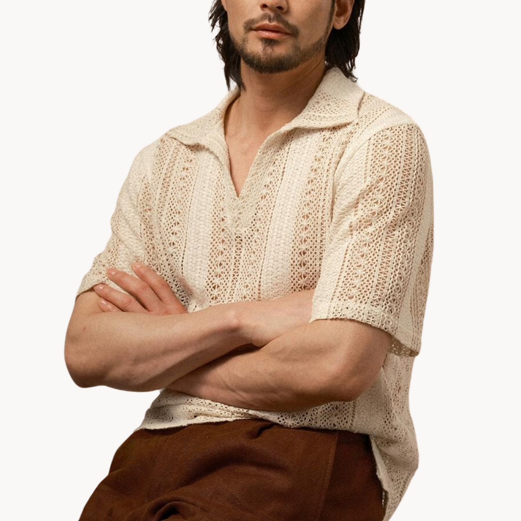 Kyriakos Knit Polo Shirt