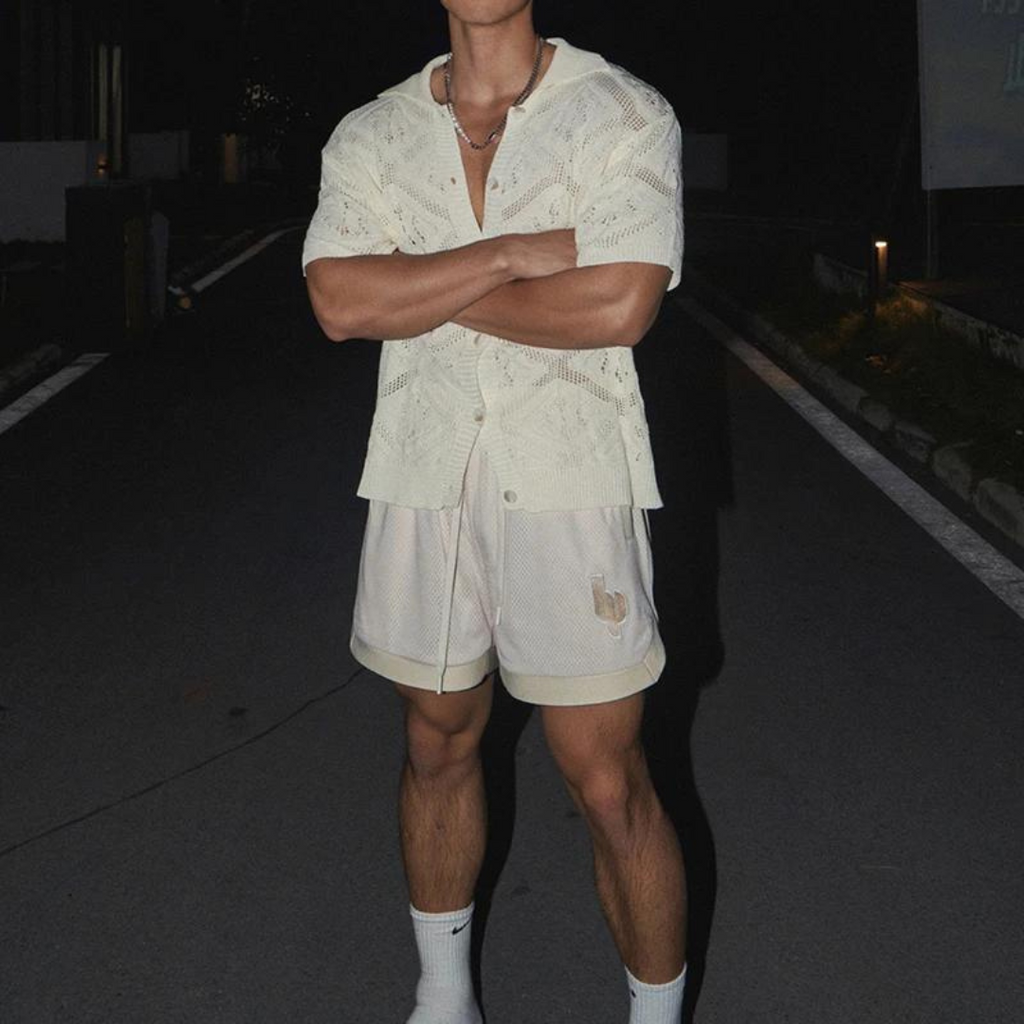 Camisa Tidal de punto crochet