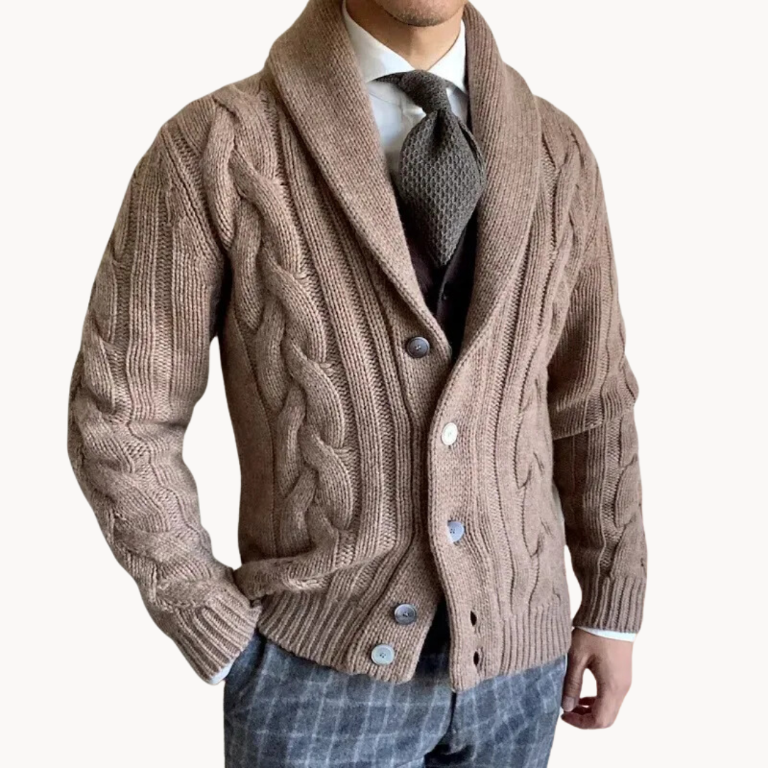 Willem Cardigan con Cuello Chal