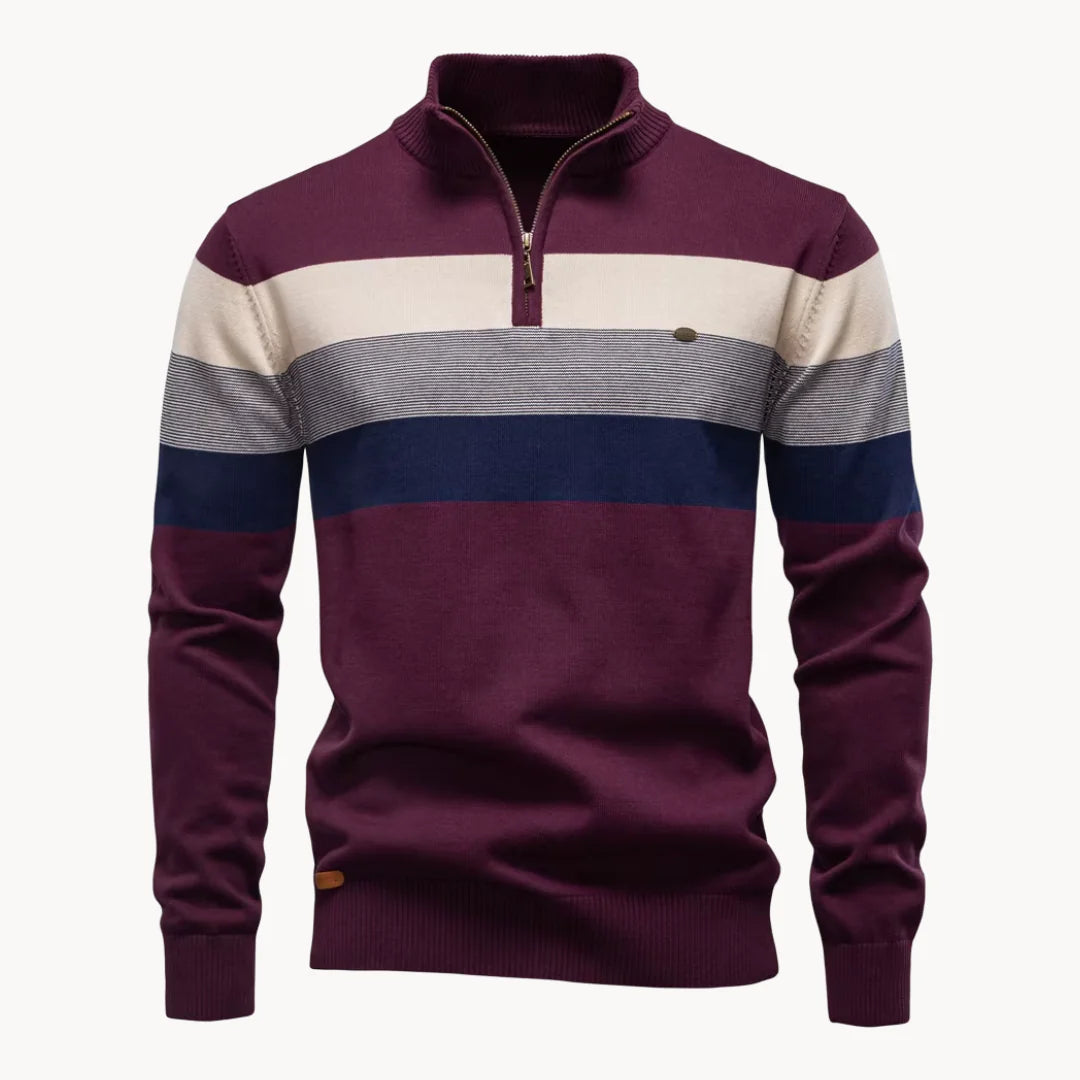 Suéter con cremallera Burk Quarter Zip
