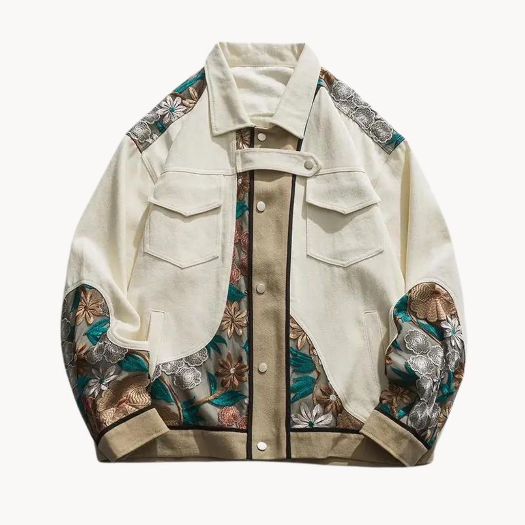 Chaqueta Astrale Bordada con Flores