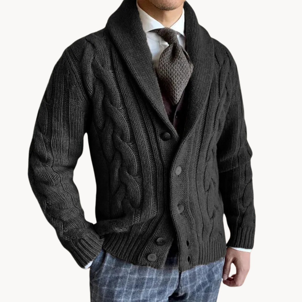 Willem Cardigan con Cuello Chal